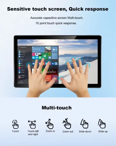 Bestview Narrow Edge Promotion PC BIS CE 15.6 Inch Embedded Industrial Grade Cost-Effective All in One Capacitive Touch Panel PC suppliers