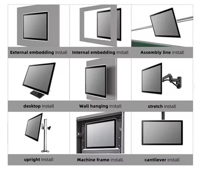The Industrial Panel PC/Display Installation Methods