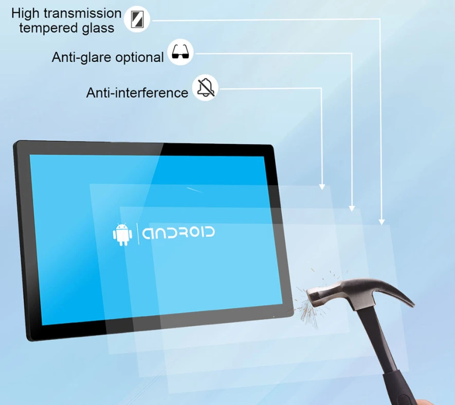 industrial touch screen protector