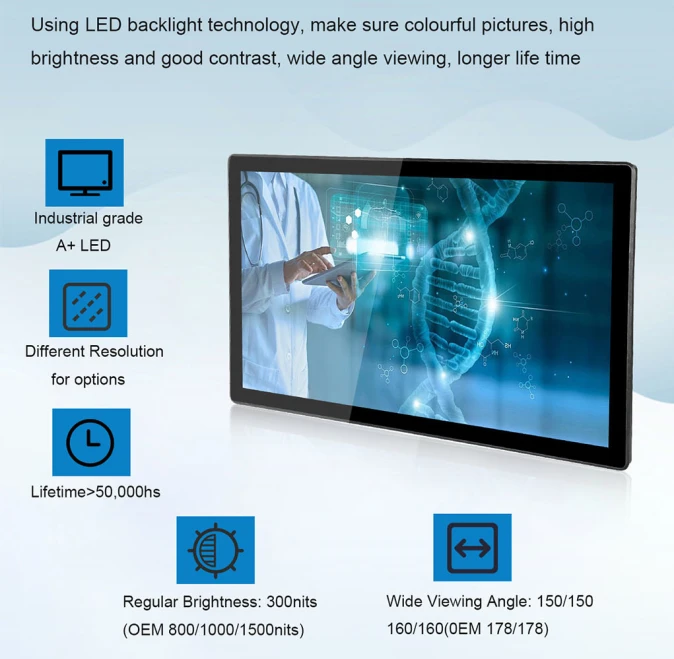 industrial touchscreen display