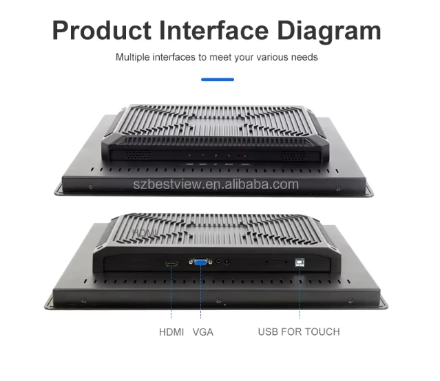 industrial open frame touch screen monitor