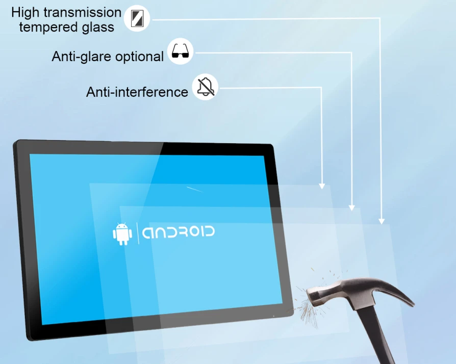 wall mount touch screen computer